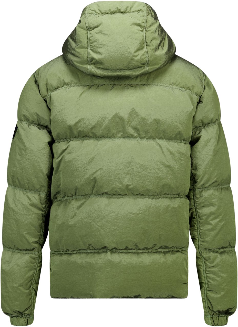 Stone Island Junior Stone Island Kinder Jongens Winterjas In Donker Groen Groen