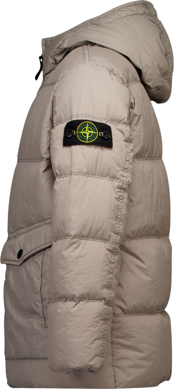 Stone Island Junior Stone Island Kinder Jongens Winterjas In Grijs Grijs