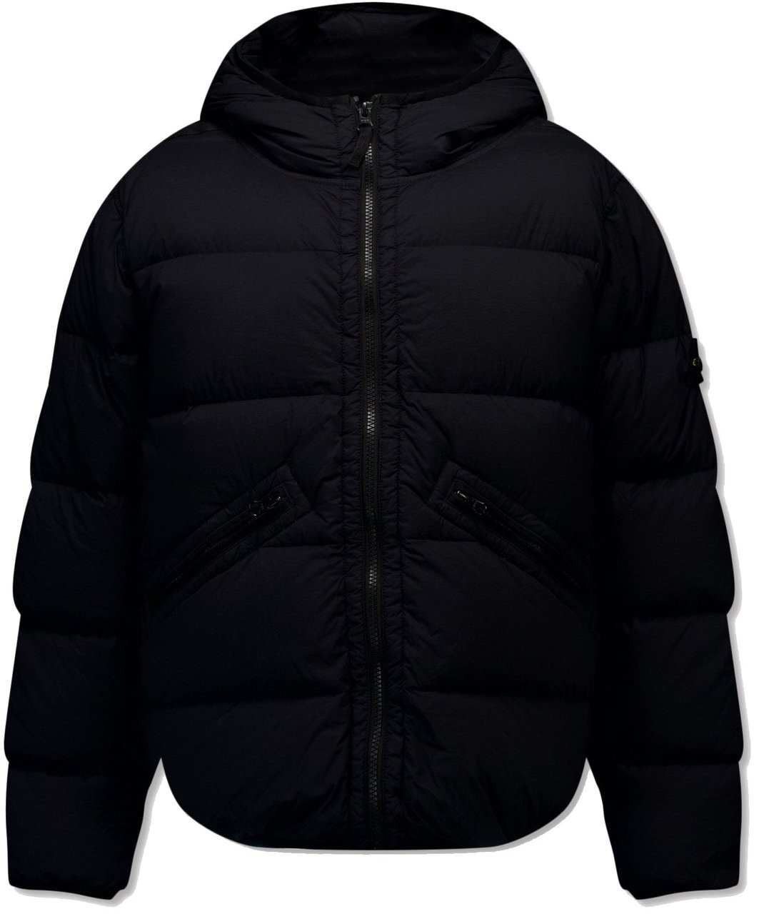 Stone Island Junior Stone Island Kinder Jongens Winterjas In Zwart Zwart