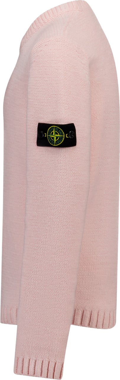 Stone Island Junior Stone Island Kinder Jongens Trui In Licht Roze Roze