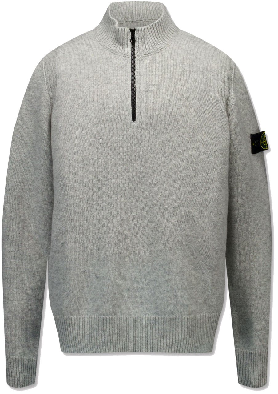 Stone Island Junior Stone Island Kinder Jongens Trui In Grijs Grijs