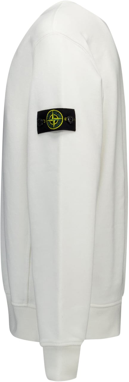 Stone Island Junior Stone Island Kinder Jongens Trui In Off White Wit