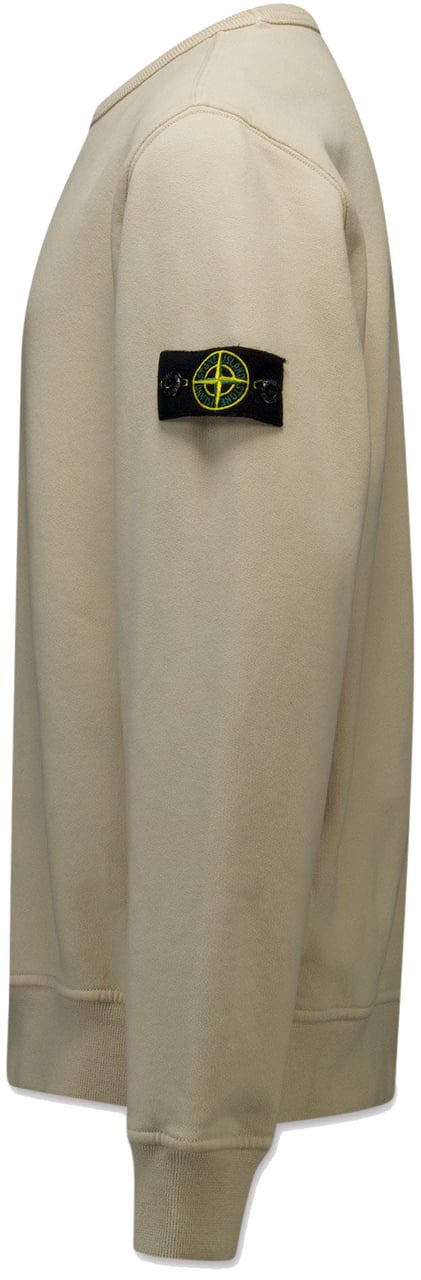 Stone Island Junior Stone Island Kinder Jongens Trui In Zand Taupe