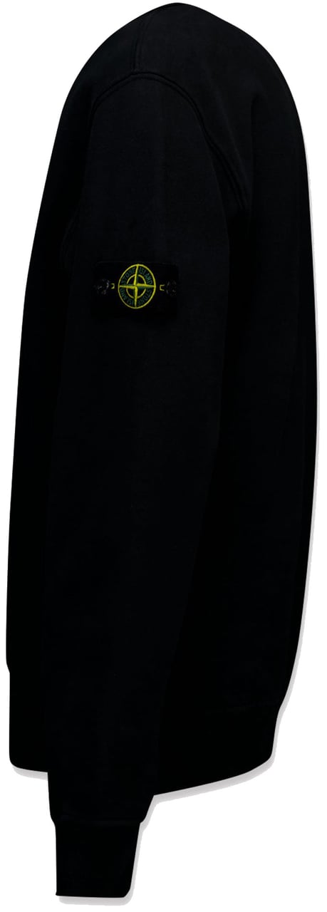 Stone Island Junior Stone Island Kinder Jongens Trui In Zwart Zwart