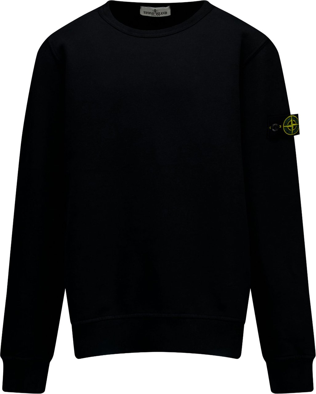 Stone Island Junior Stone Island Kinder Jongens Trui In Zwart Zwart