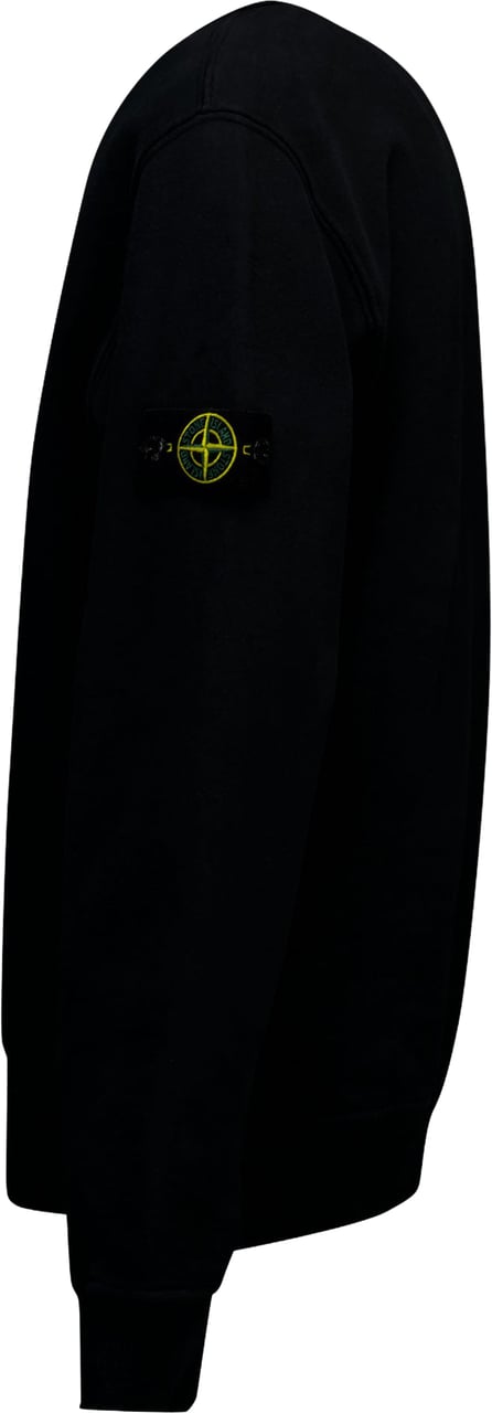 Stone Island Junior Stone Island Kinder Jongens Trui In Zwart Zwart