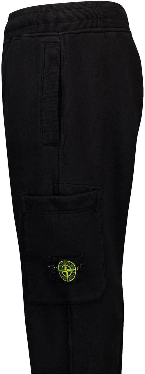 Stone Island Junior Stone Island Kinder Jongens Broek In Zwart Zwart