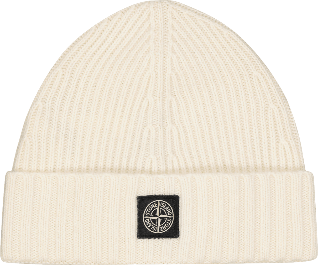 Stone Island Junior Stone Island Kinder Jongens Muts Off White Wit