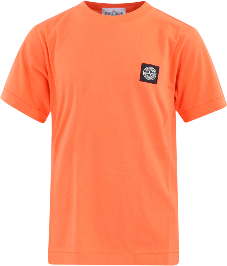 Stone Island Junior Kids T Shirt Geel