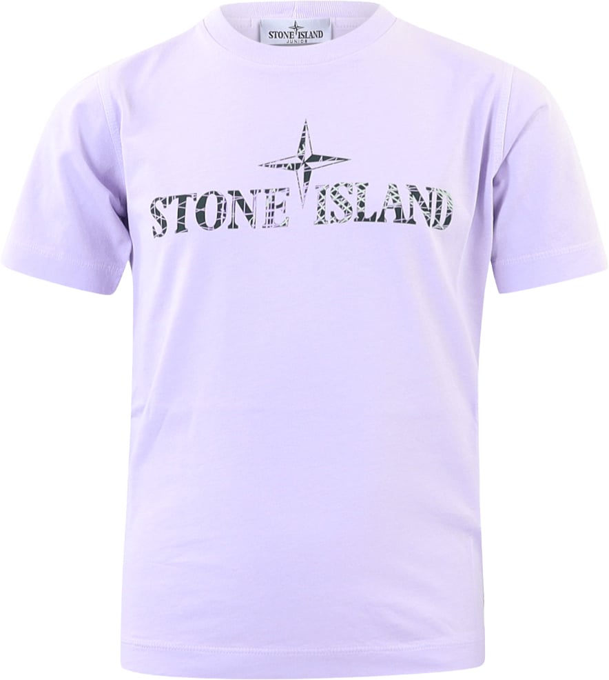 Stone Island Junior Kids T Shirt Geel