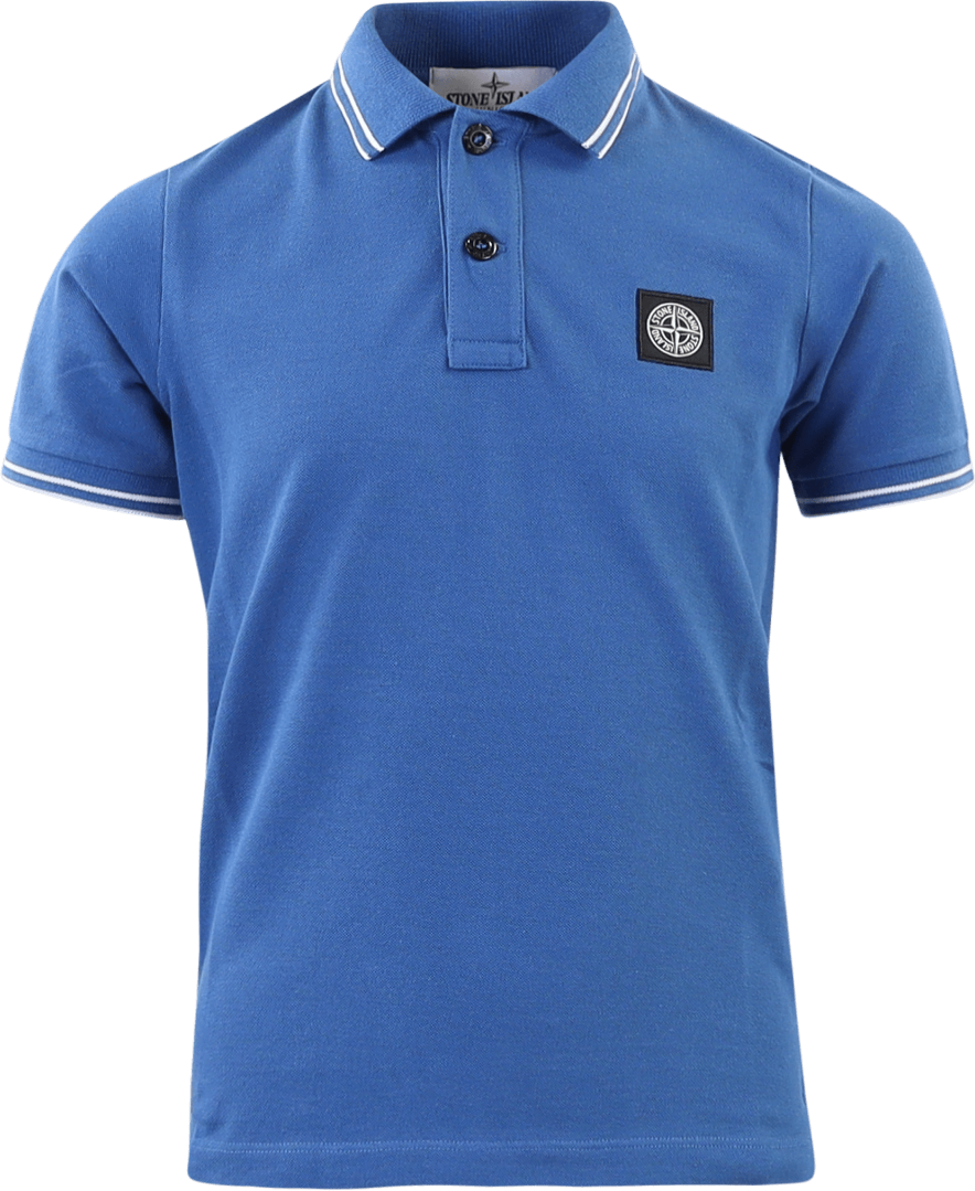 Stone Island Junior Kids Polo Shirt Blauw