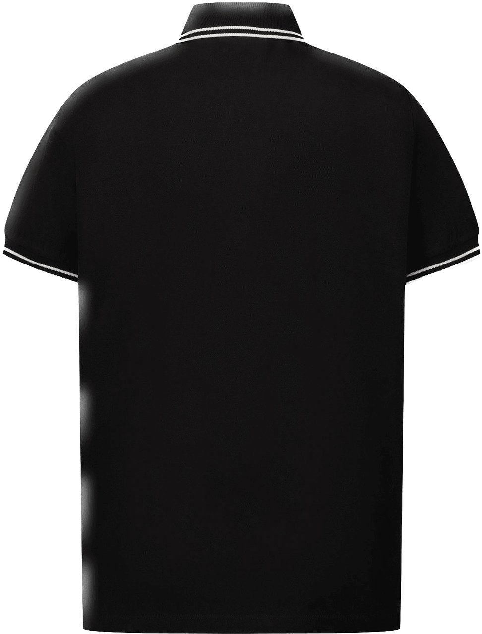 Stone Island Junior Stone Island Kinder Jongens Polo Zwart Zwart