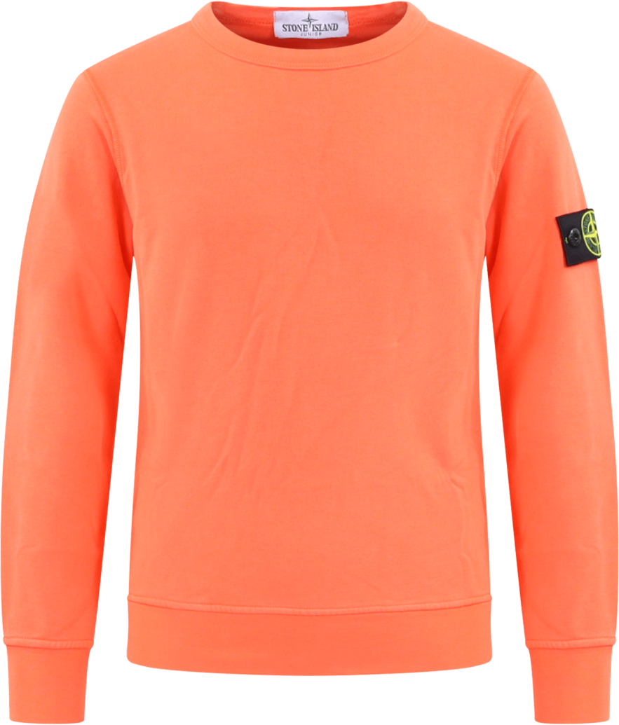 Stone Island Junior Kids Sweat-Shirt Geel