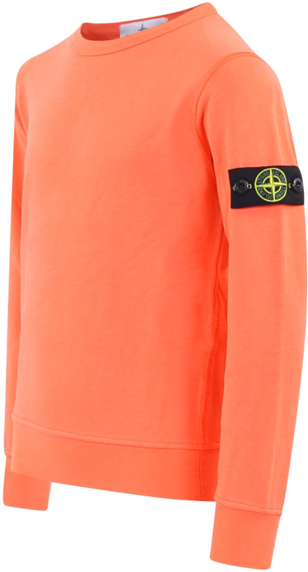 Stone Island Junior Stone Island Kids Sweat-Shirt Geel