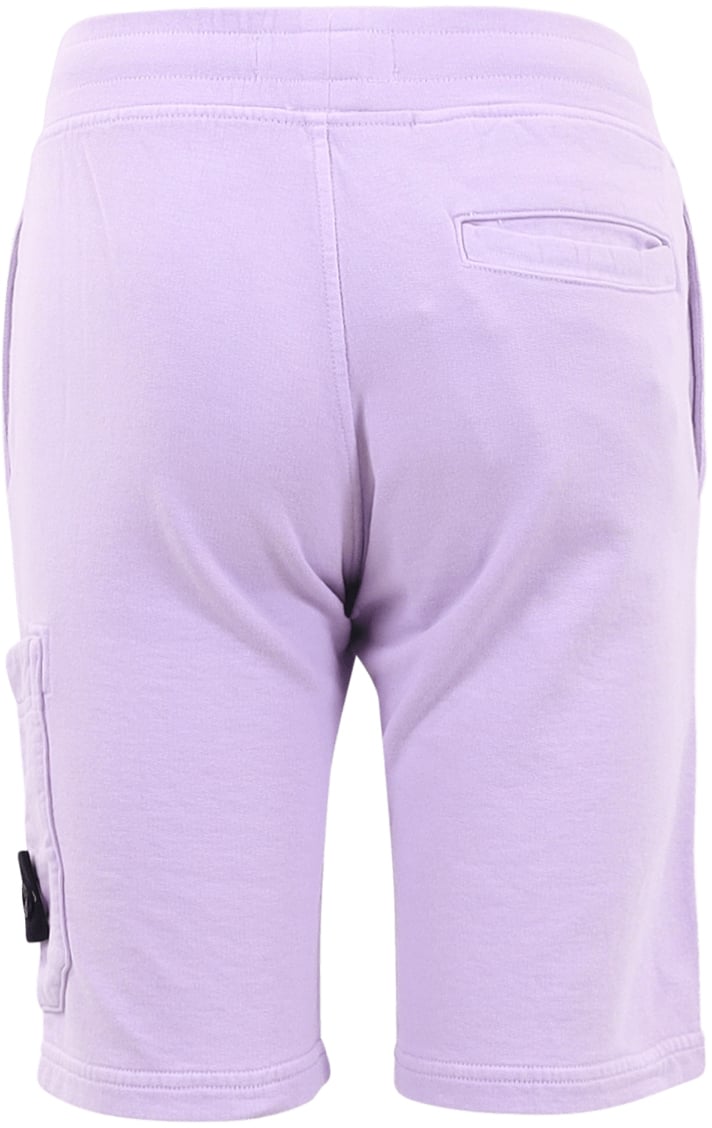 Stone Island Junior Kids Fleece Shorts Roze