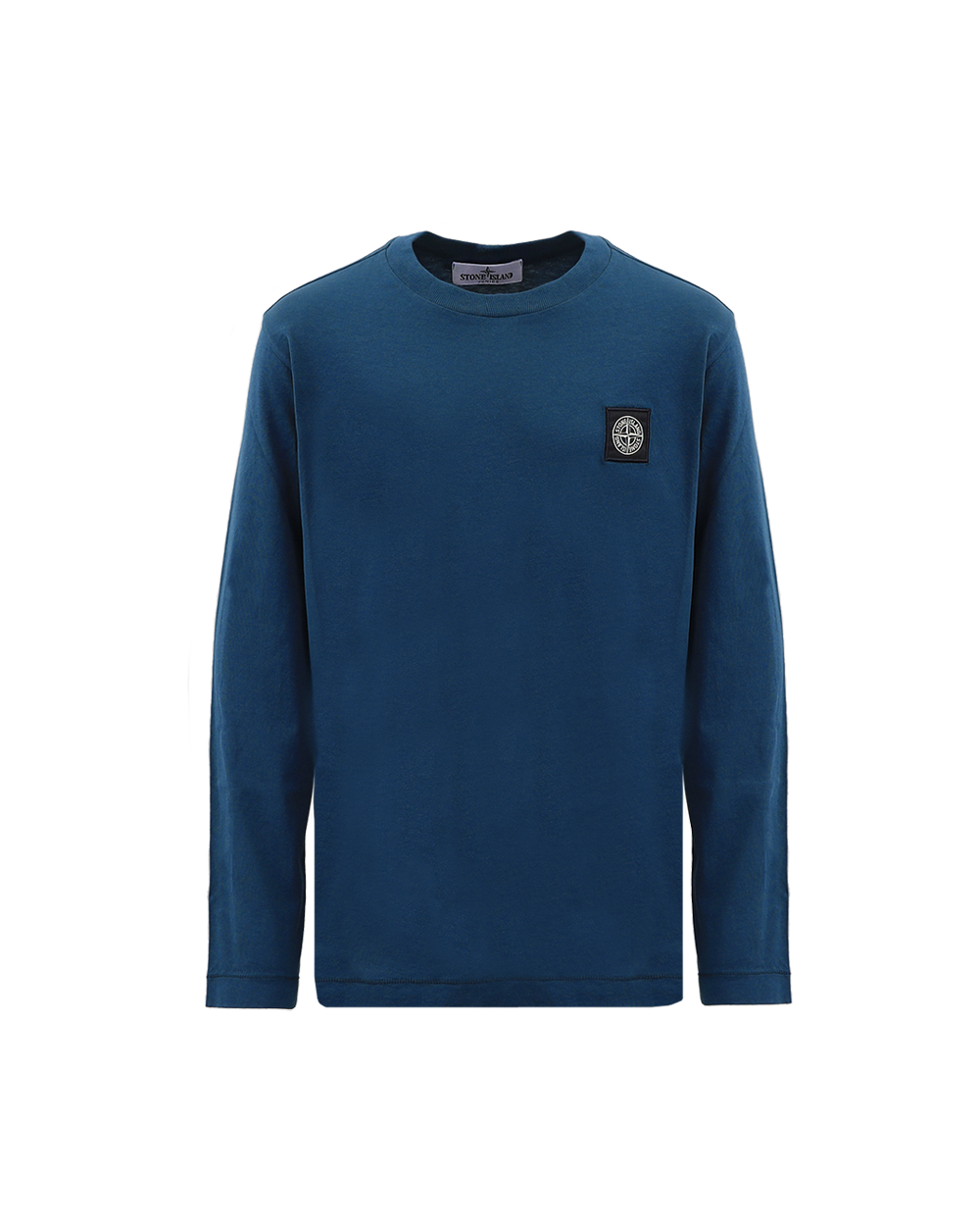 Stone Island Junior Kids Logo-Patch T-Shirt Blauw Blauw