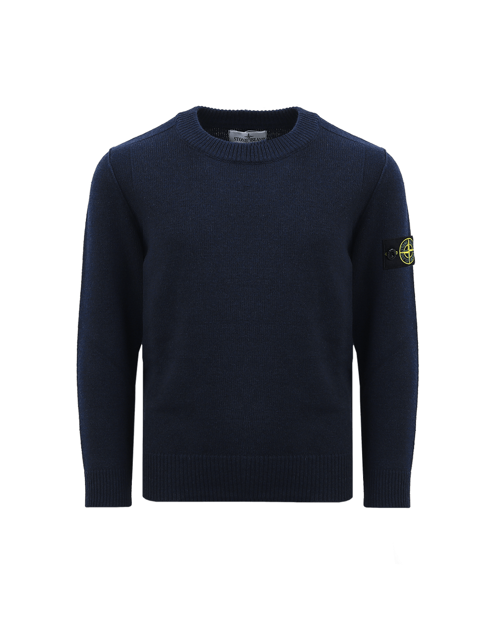 Stone Island Junior Kids Logo-Patch Sweater Blauw Blauw