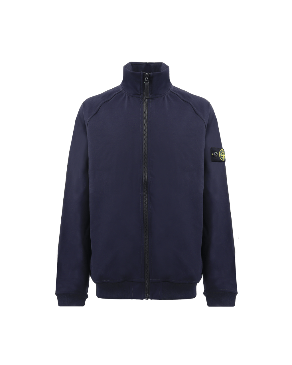Stone Island Junior Kids Logo-Patch Cotton Jacket Blauw Blauw