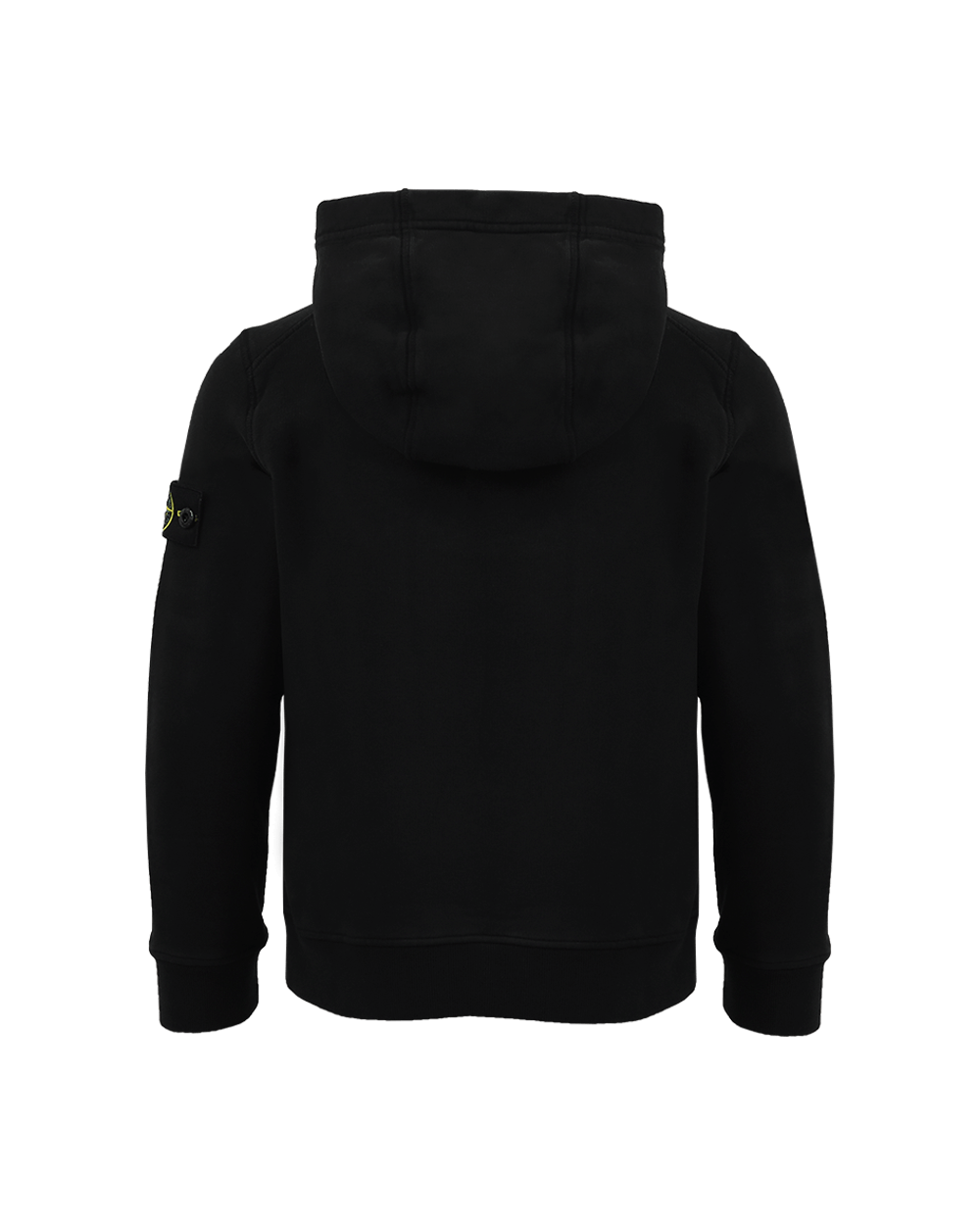 Stone Island Junior Kids Logo-Patch Hoodie Zwart Zwart