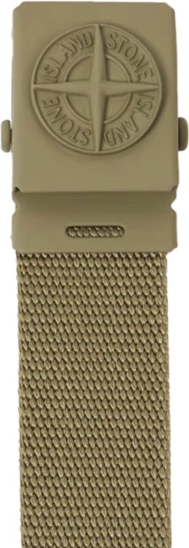 Stone Island Junior Stone Island Kinder Jongens Riem Army Groen