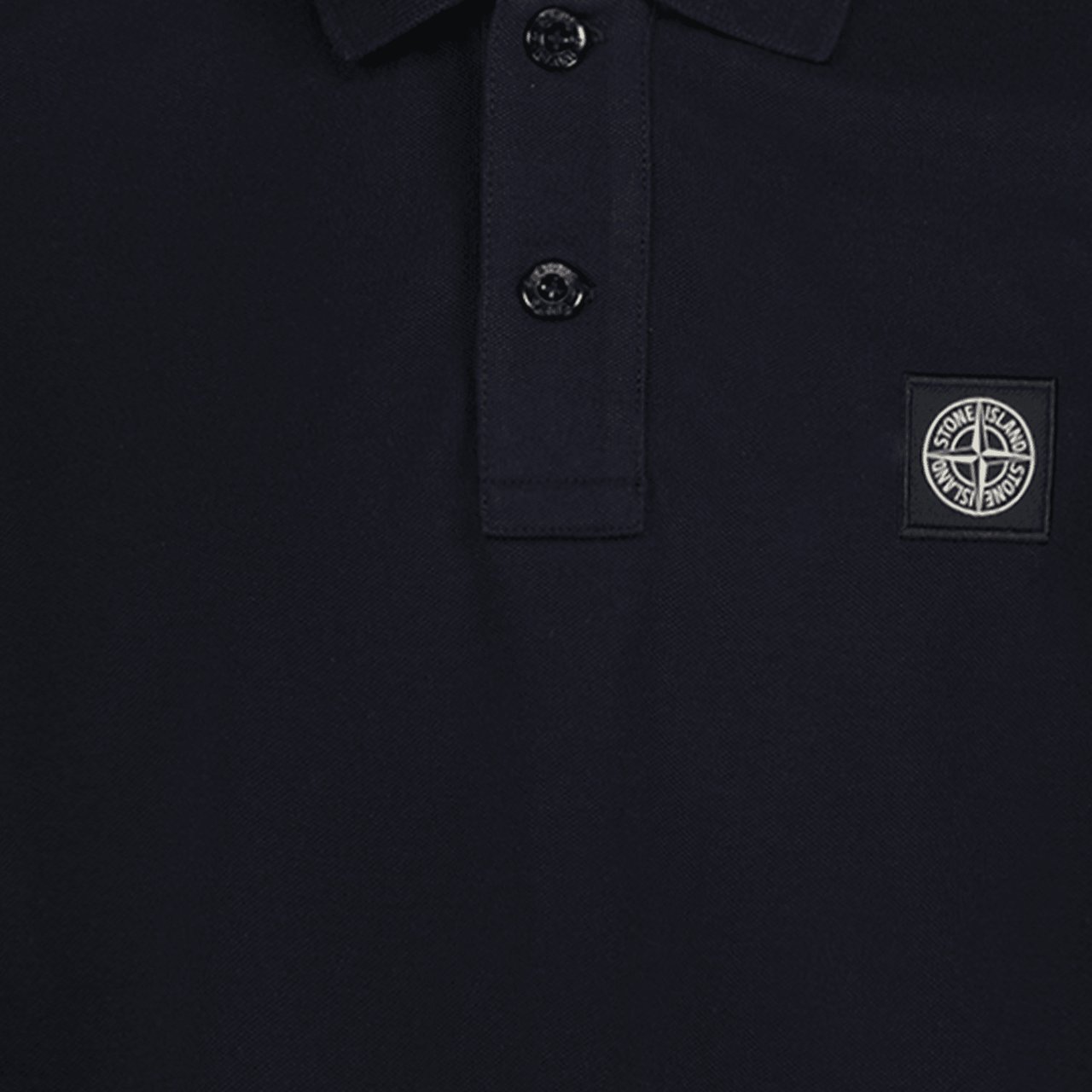 Stone Island Junior Stone Island Kinder Jongens Polo Navy Blauw