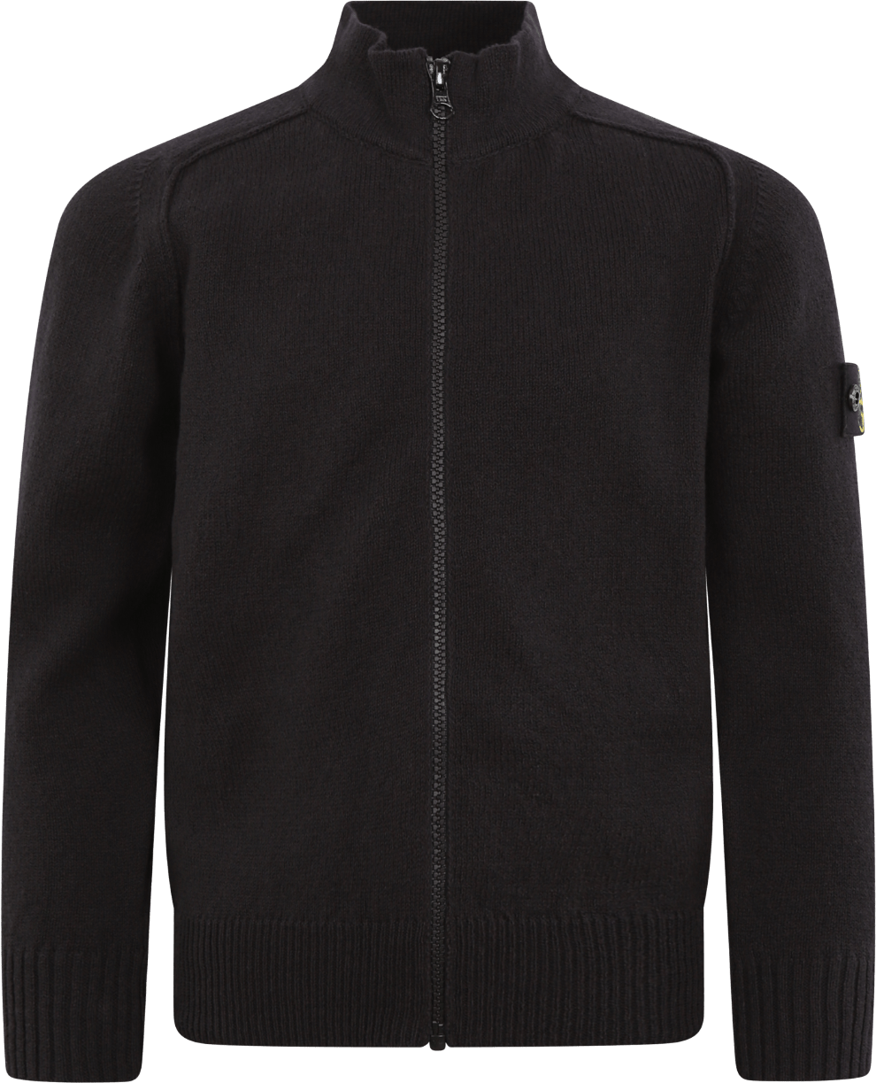 Stone Island Junior Kids Knitwear Zwart