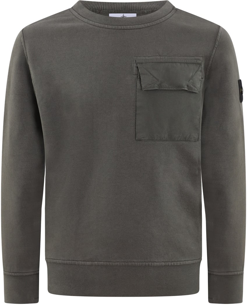 Stone Island Junior Kids Sweat-Shirt Zwart