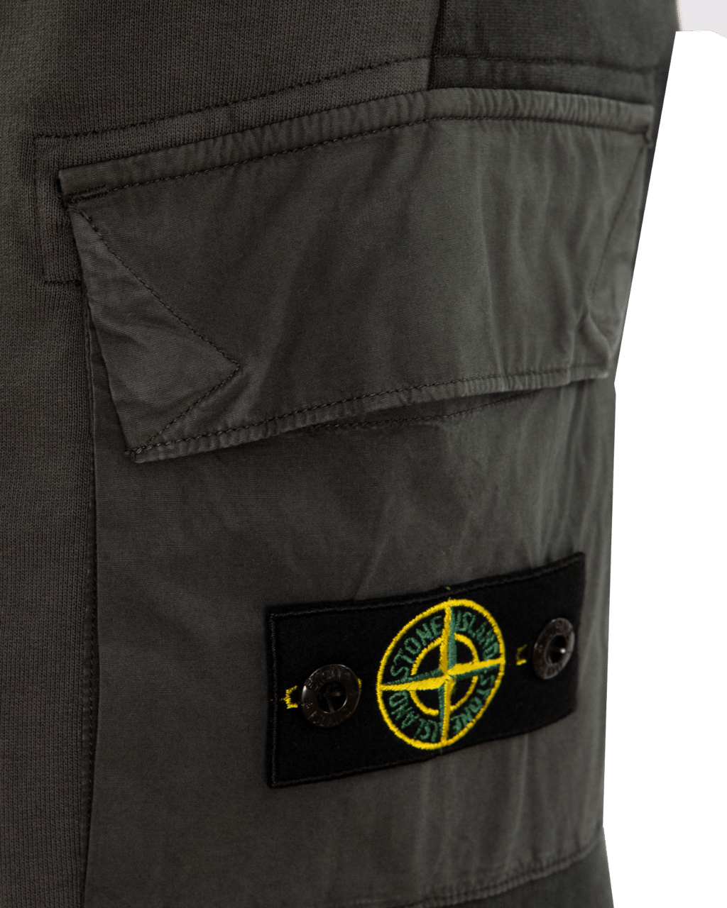 Stone Island Junior Kids Fleece Shorts Zwart