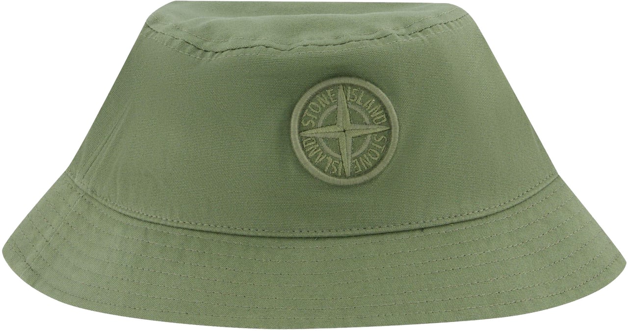 Stone Island Junior Stone Island Kinder Jongens Hoed Army Groen