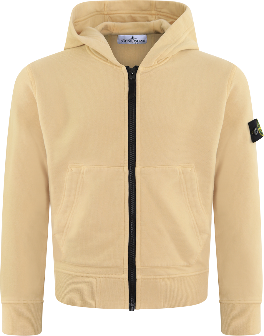 Stone Island Junior Kids Sweat-Shirt Beige