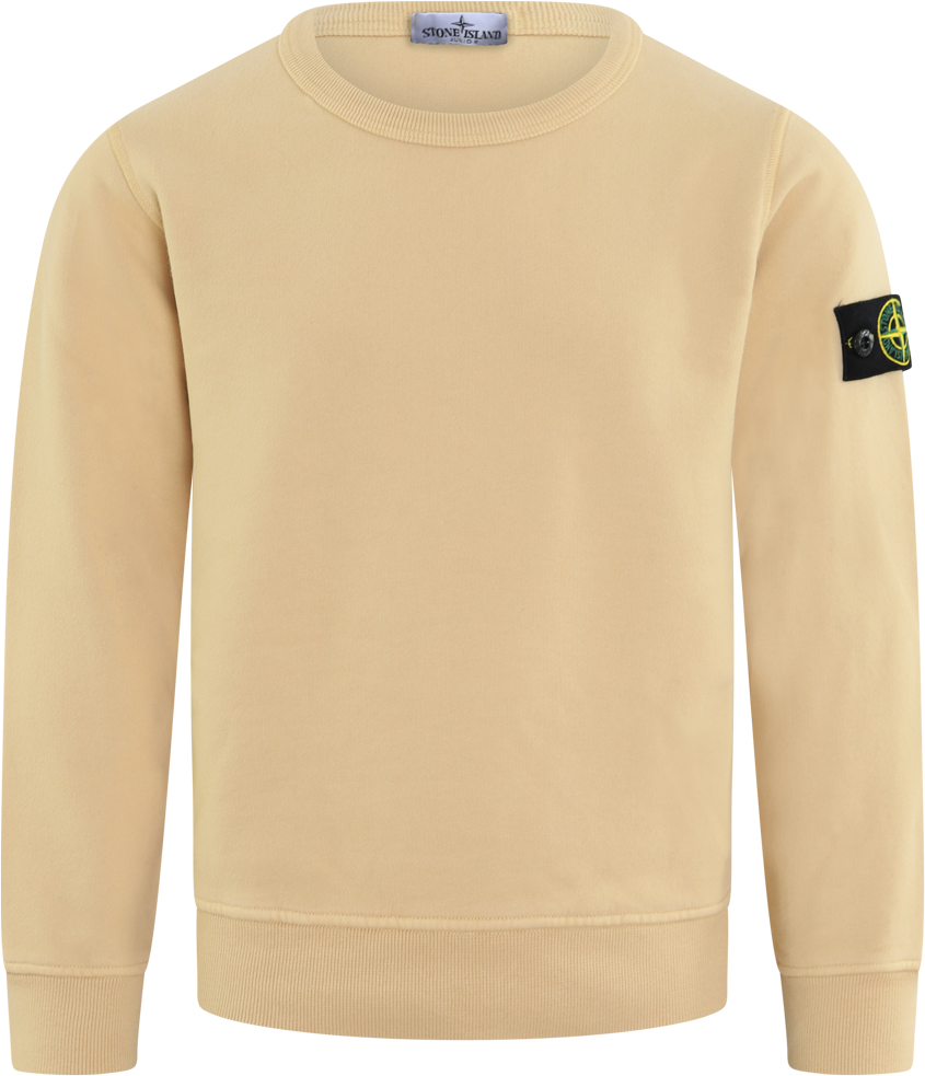 Stone Island Junior Kids Sweat-Shirt Beige