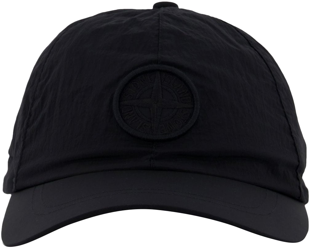 Stone Island Junior Stone Island Kinder Jongens Pet In Zwart Zwart