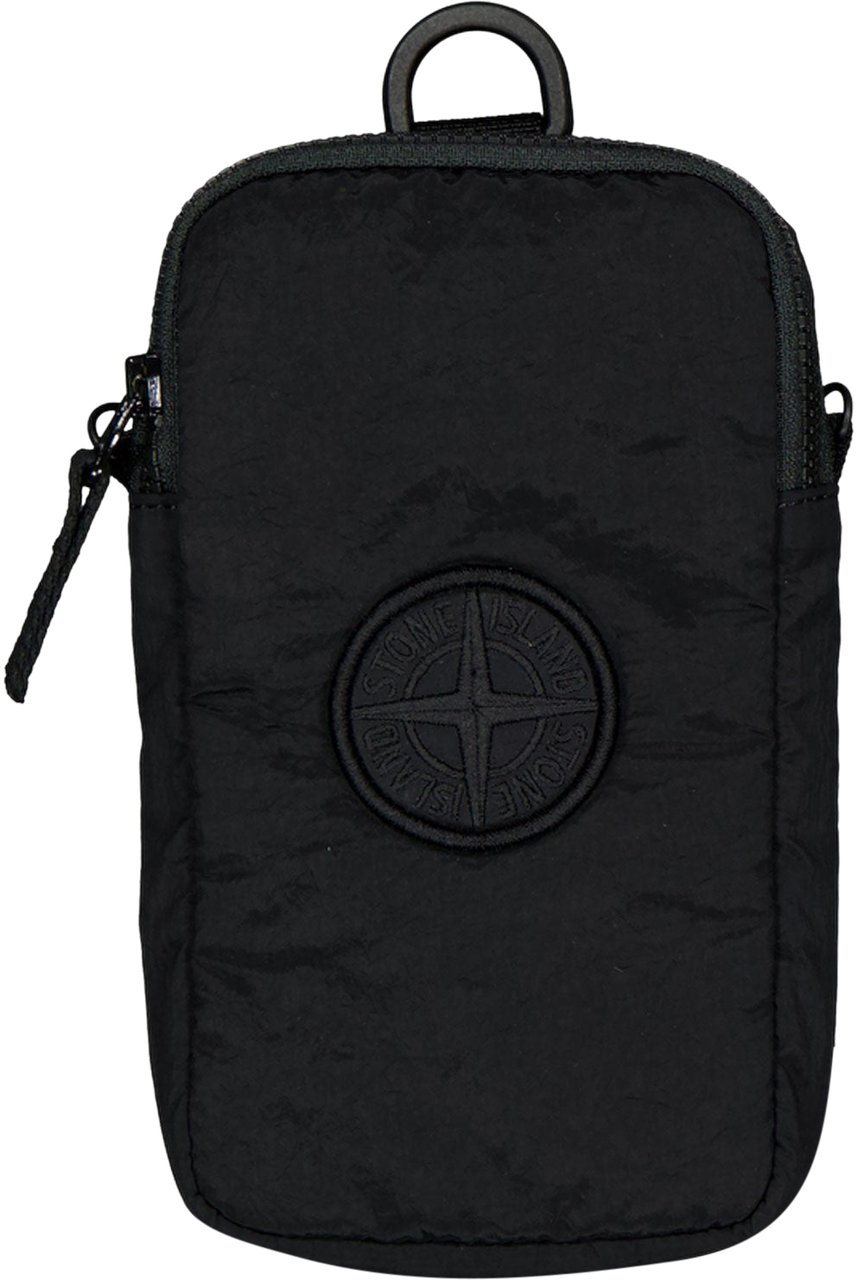 Stone Island Junior Stone Island Kinder Jongens Tas In Zwart Zwart