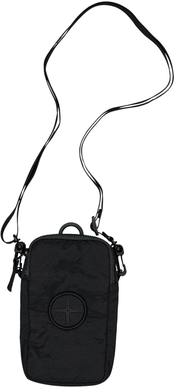 Stone Island Junior Stone Island Kinder Jongens Tas In Zwart Zwart