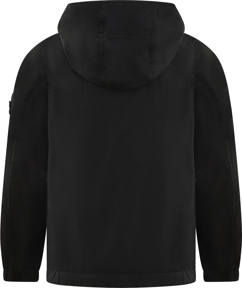 Stone Island Junior Kids Overshirt Zwart Zwart