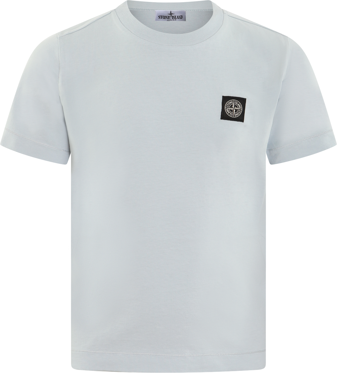 Stone Island Junior Kids Logopatch T-Shirt Sky Blue Blauw