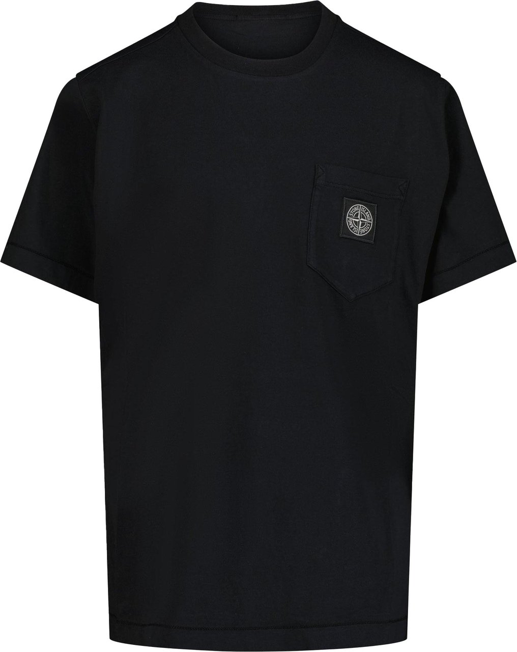 Stone Island Junior Stone Island Kinder Jongens T-Shirt In Zwart Zwart
