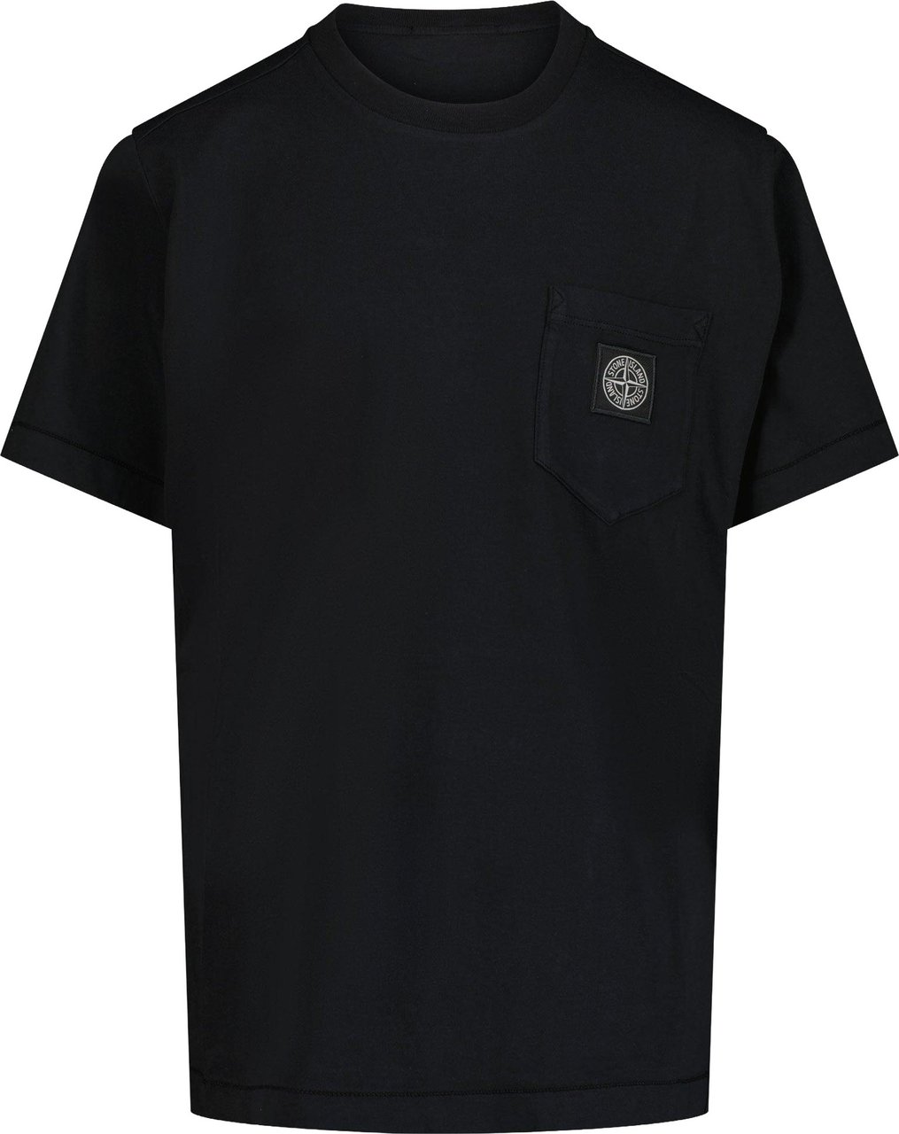 Stone Island Junior Stone Island Kinder Jongens T-Shirt In Zwart Zwart