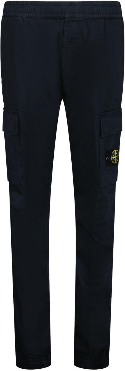 Stone Island Junior Stone Island Kinder Jongens Broek In Navy Blauw