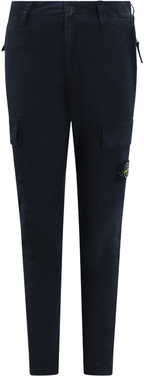Stone Island Junior Kids Pants Blauw Blauw