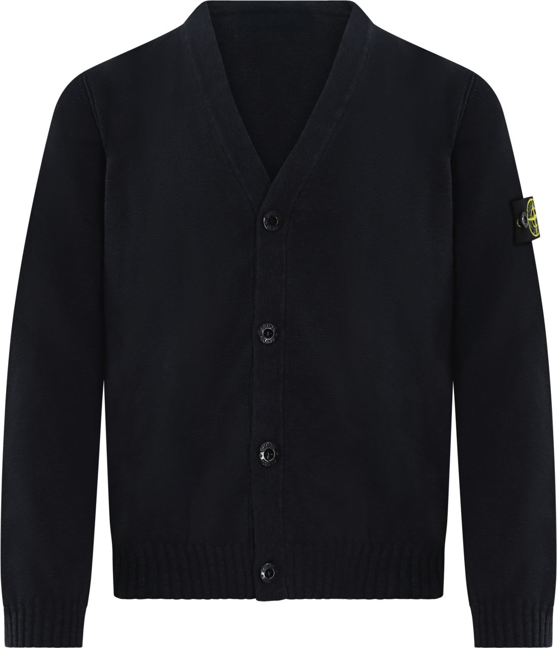 Stone Island Junior Kids Logopatch Cardigan Blauw Blauw