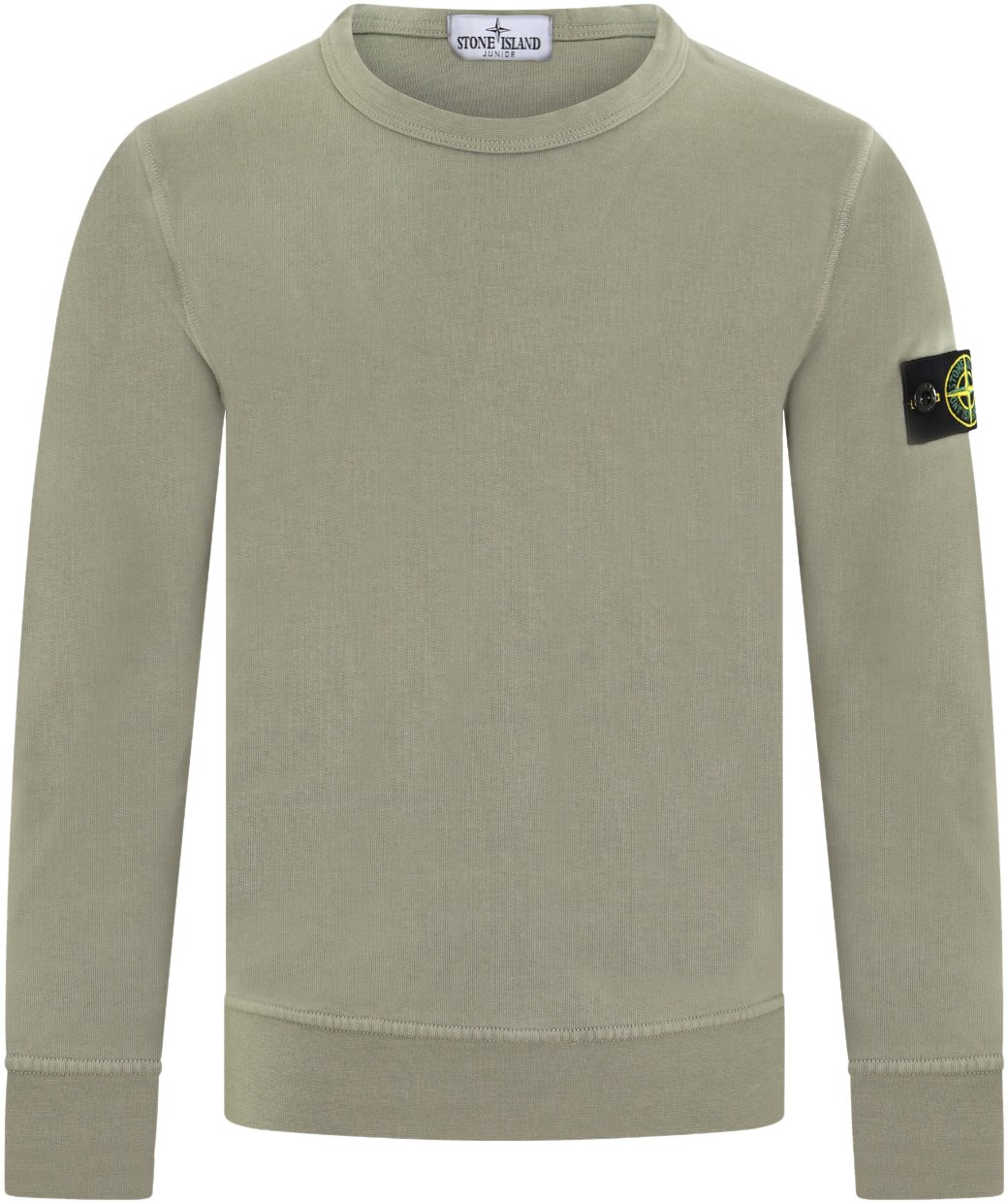 Stone Island Junior Kids Logopatch Crew Neck Groen Groen