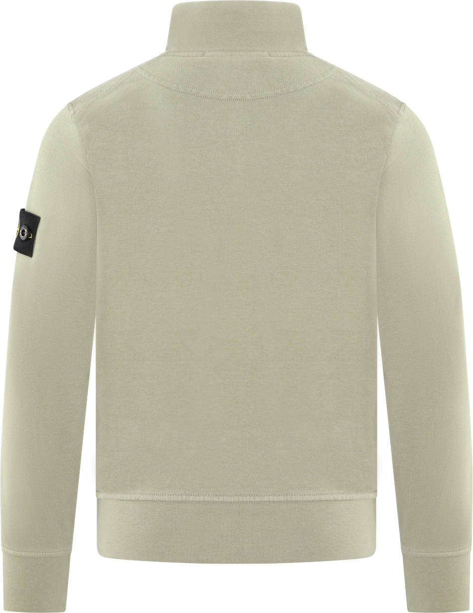 Stone Island Junior Kids Half Zip Sweater Groen Groen
