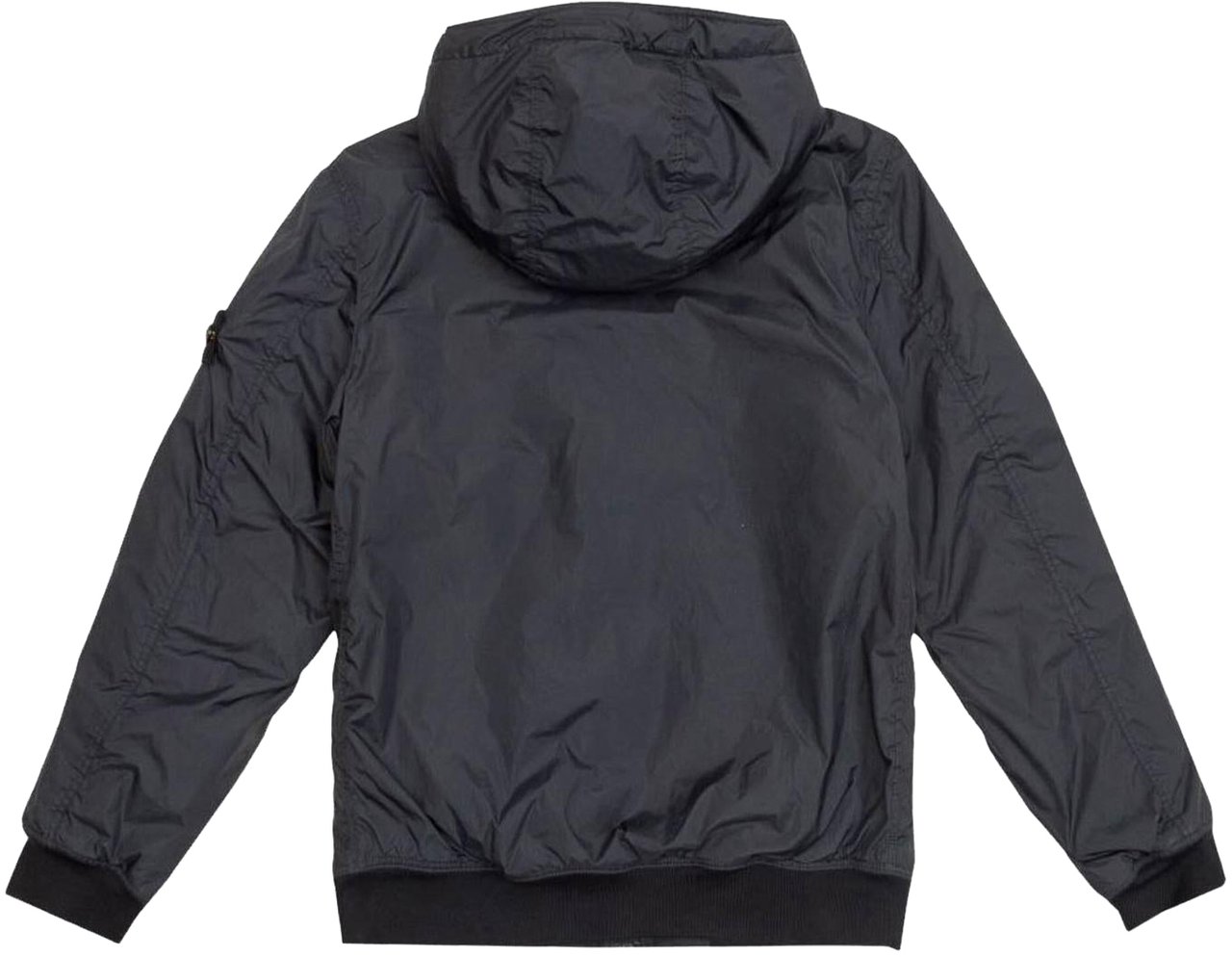 Stone Island Junior Kids Short Parka Blauw Blauw