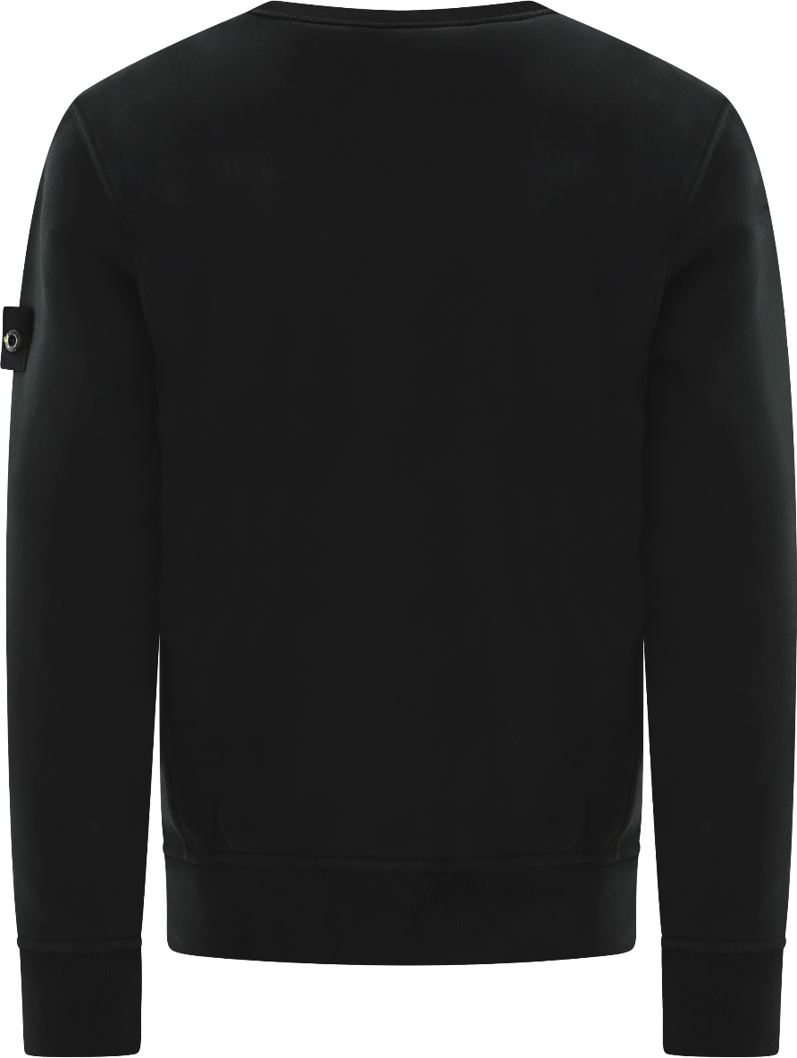 Stone Island Junior Kids Logopatch Sweater Zwart Zwart
