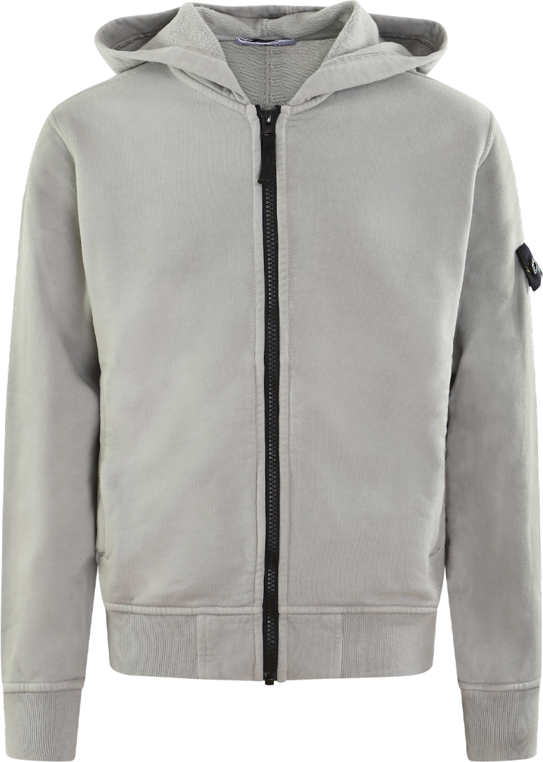 Stone Island Junior Kids Hoodie Sweater Grijs