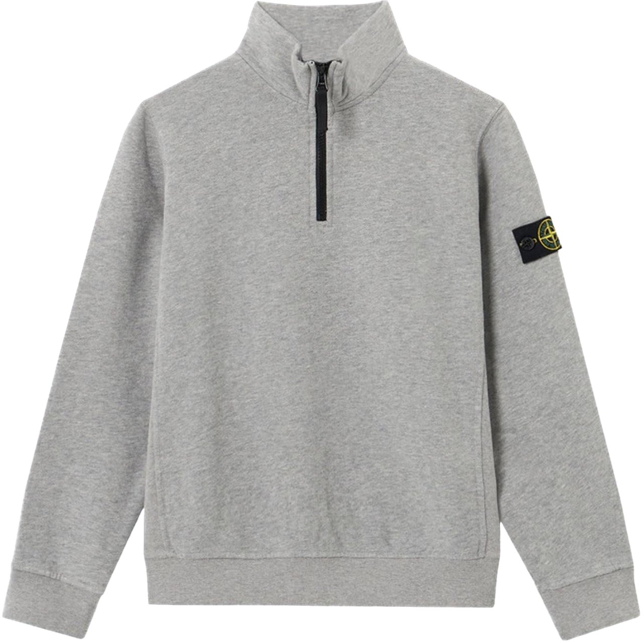 Stone Island Junior Kids Haf-Zip Sweater Grijs Grijs