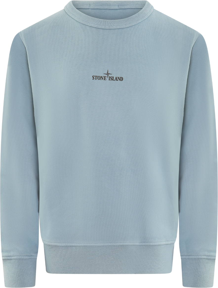 Stone Island Junior Kids Compasslogo Sweater Blauw Blauw