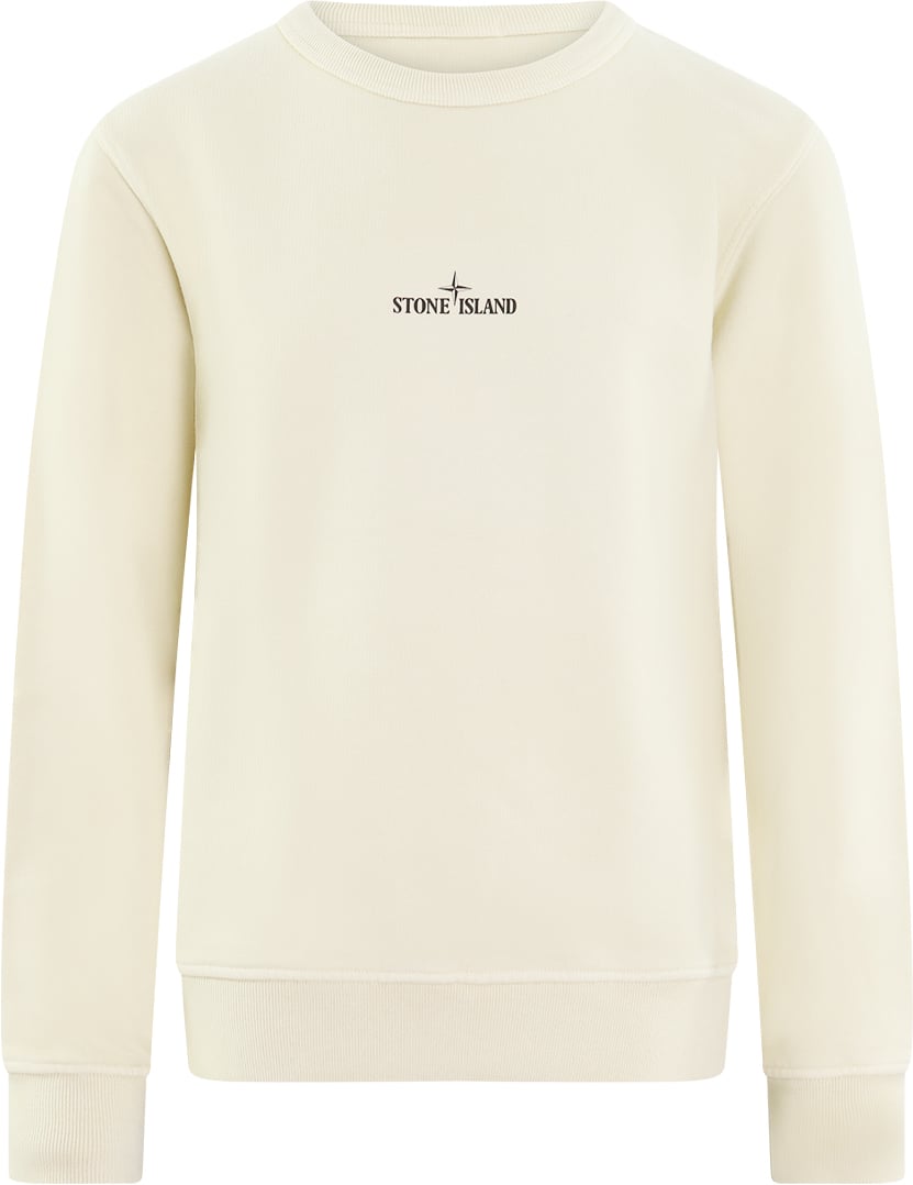 Stone Island Junior Stone Island Kids Compasslogo Sweater Beige Beige