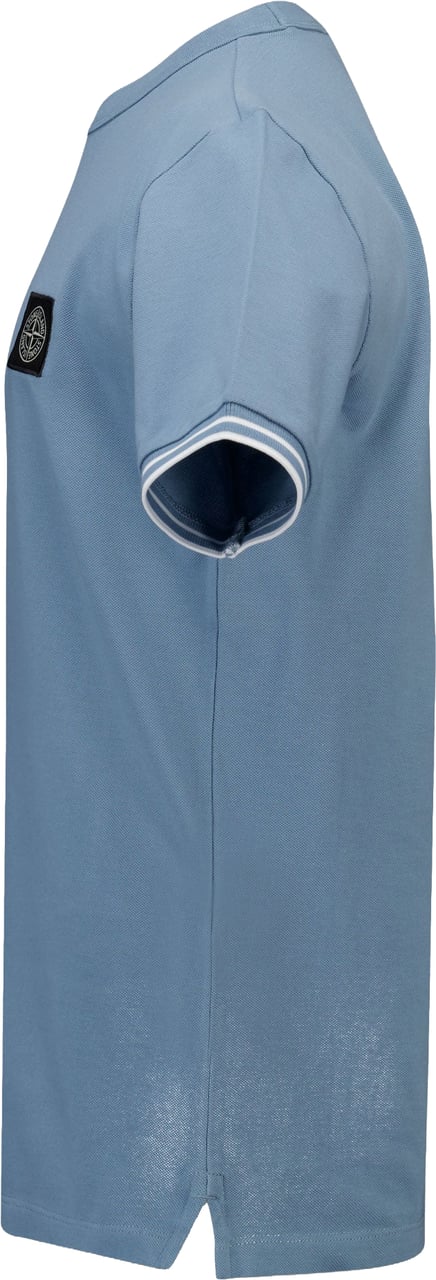 Stone Island Junior Stone Island Kinder Jongens T-Shirt In Blauw Blauw